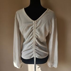 Sage Label Women's White Sweater Size L.